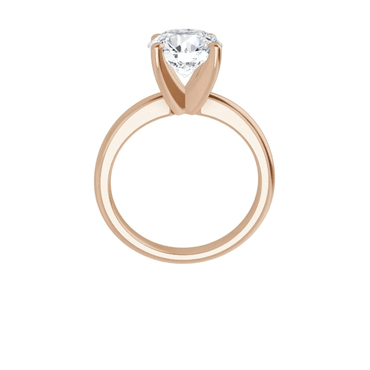 Audrey - Round Cut Classic Moissanite Solitaire