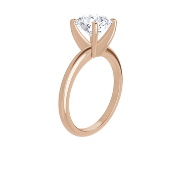 Audrey - Round Cut Classic Moissanite Solitaire