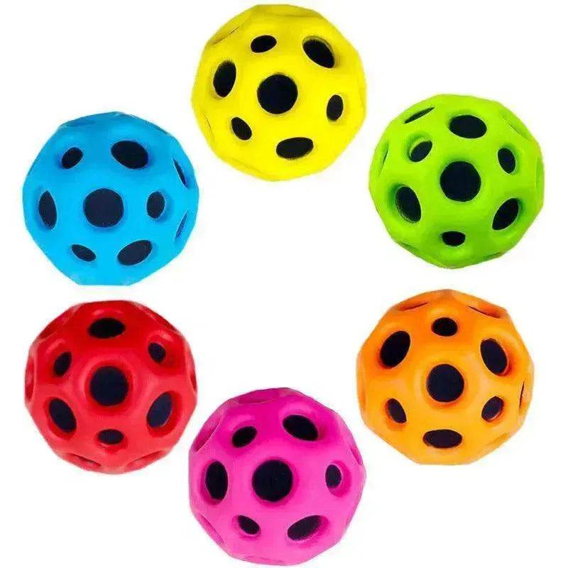 Soft Moon Shape Bouncy Ball for Kids: Anti-fall, Indoor/Outdoor Toy