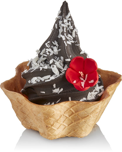 Vegan Black Hawaii Ready Base for Gelato & Soft Serve - Case of 8 x 1.45 KG bags - Rubicone Canada - Ships Free Within Canada on Orders Above CAD $199