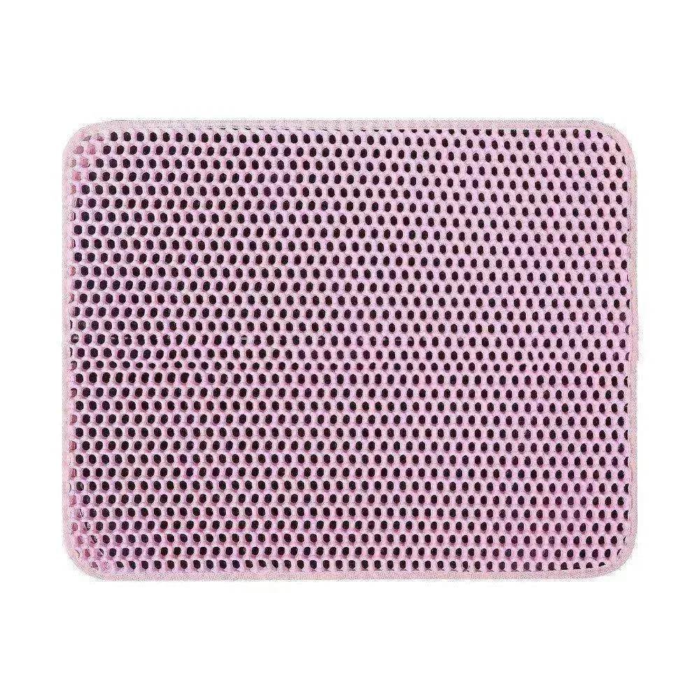Solid Color Waterproof Easy to Clean Scatter Control Cat Litter Mat