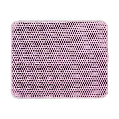 Solid Color Waterproof Easy to Clean Scatter Control Cat Litter Mat
