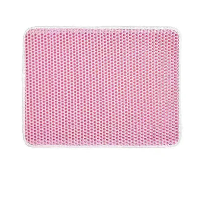 Solid Color Waterproof Easy to Clean Scatter Control Cat Litter Mat