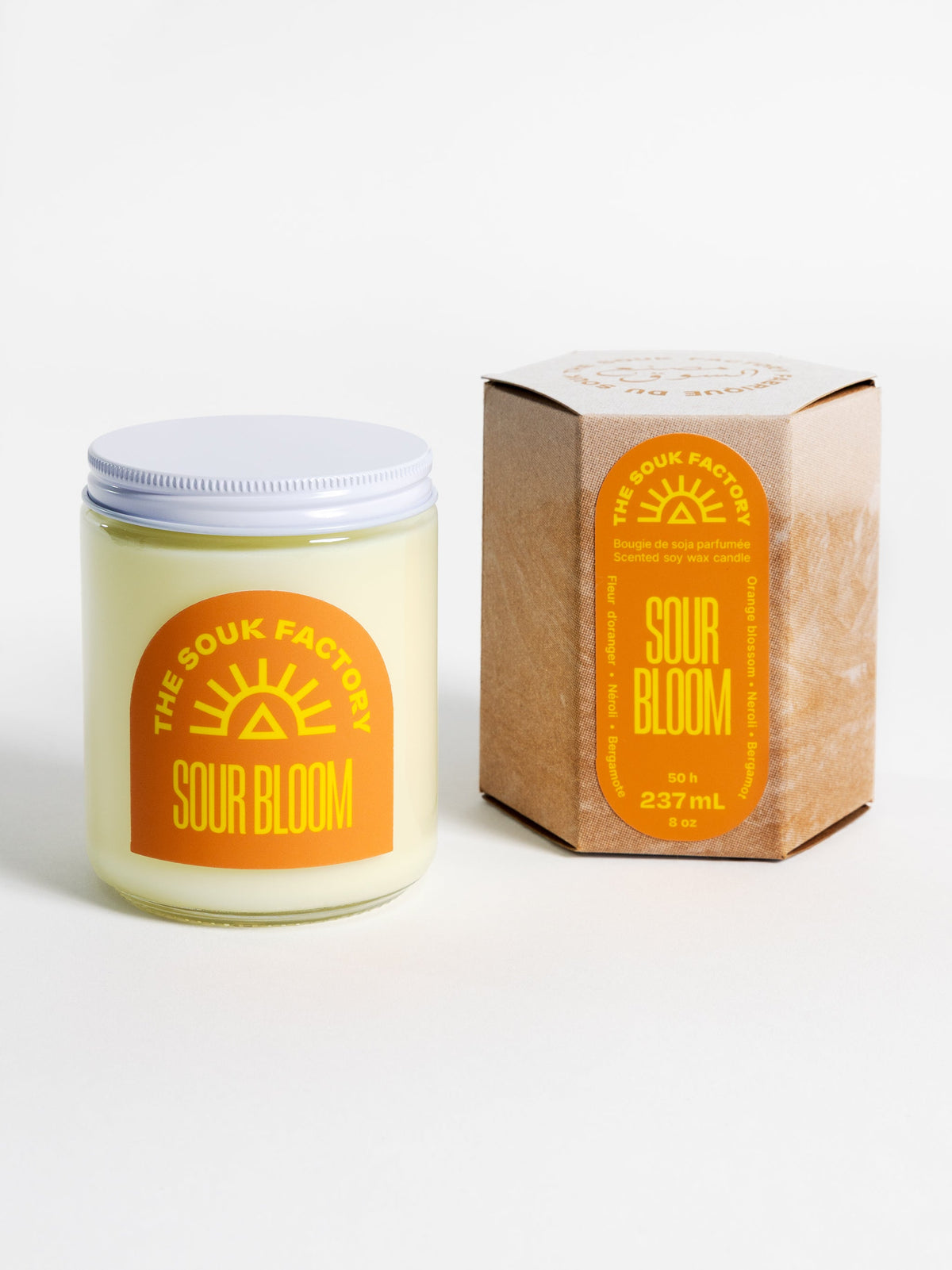 Bougie Sour Bloom - Fleur d'oranger & Bergamote