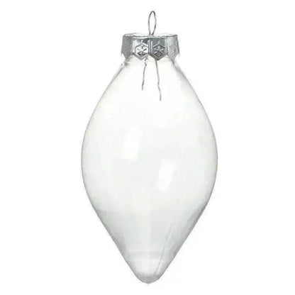 Special shaped Transparent Christmas Plastic Ball Bulb Modeling Props
