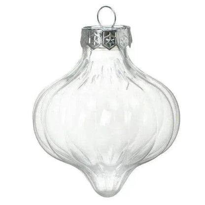 Special shaped Transparent Christmas Plastic Ball Bulb Modeling Props
