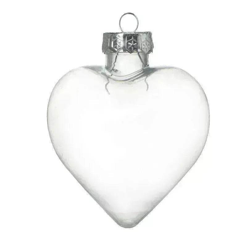 Special shaped Transparent Christmas Plastic Ball Bulb Modeling Props