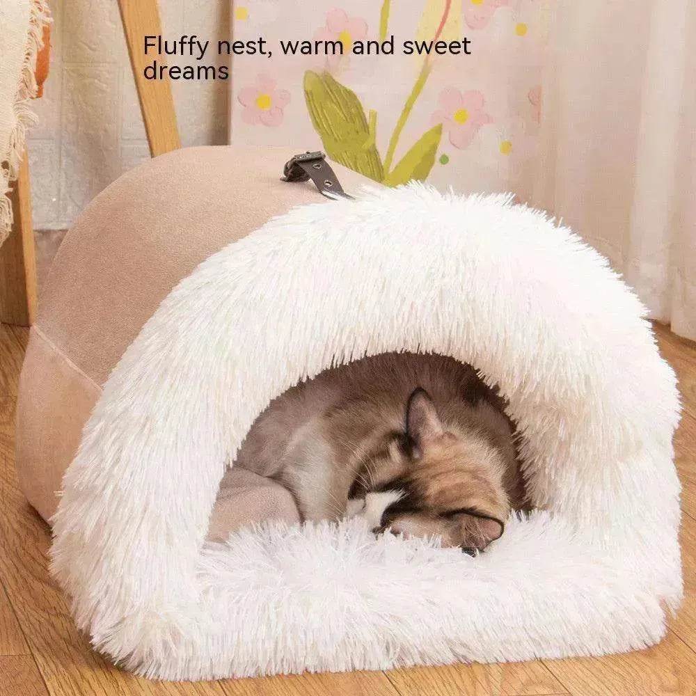 Splice Portable Pet Nest: Warm Dog/Cat Bed