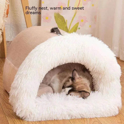 Splice Portable Pet Nest: Warm Dog/Cat Bed