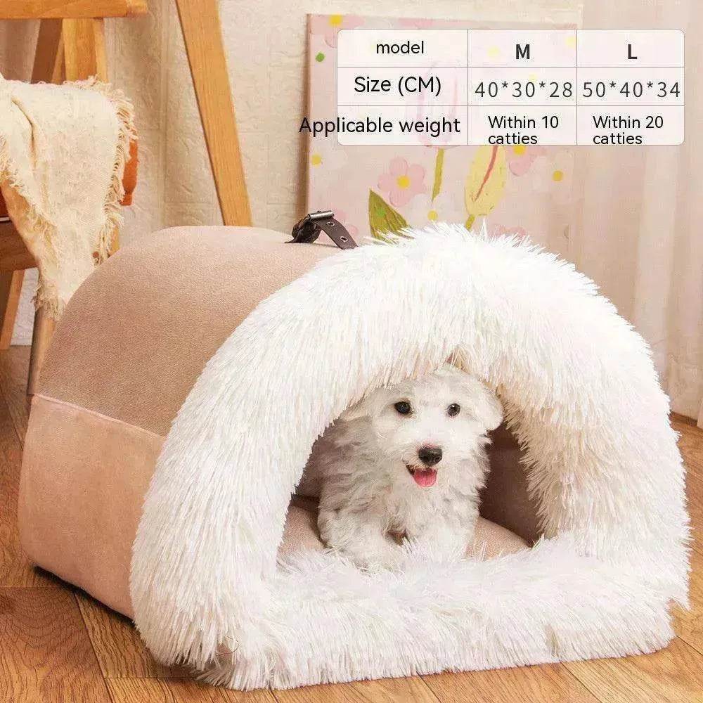 Splice Portable Pet Nest: Warm Dog/Cat Bed