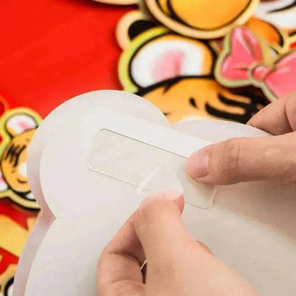 Spring Festival Couplet Non marking Multi purpose Stickers