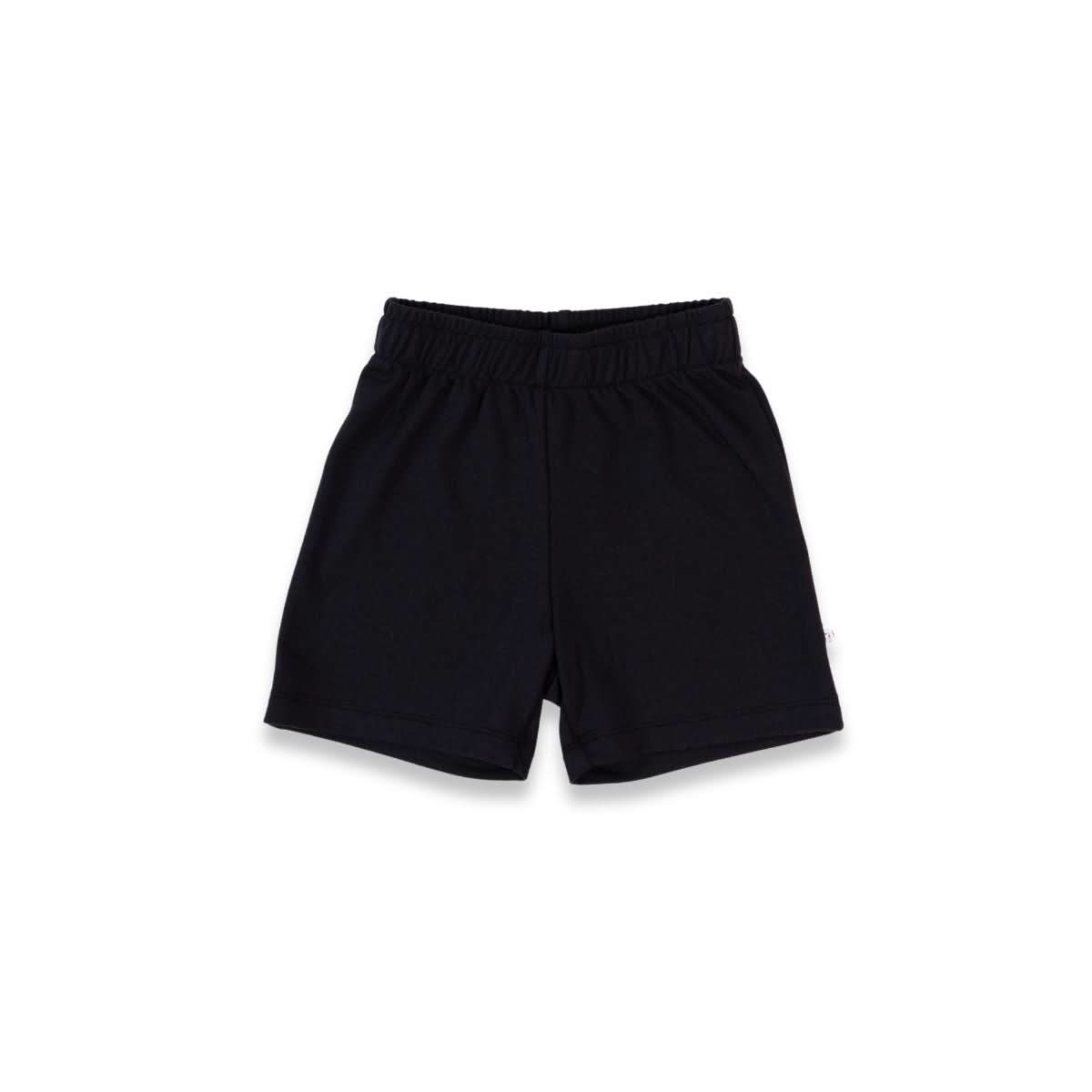 Kids' Bamboo Play Shorts | Black