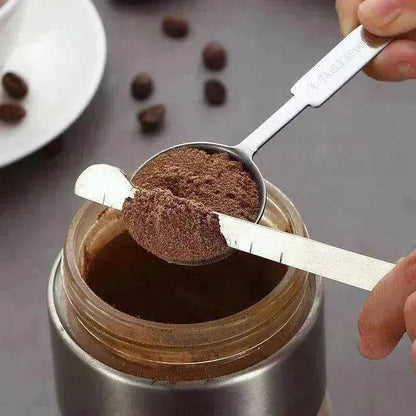 Stainless Steel Measuring Cup & Spoon Set, Stackable Spoons