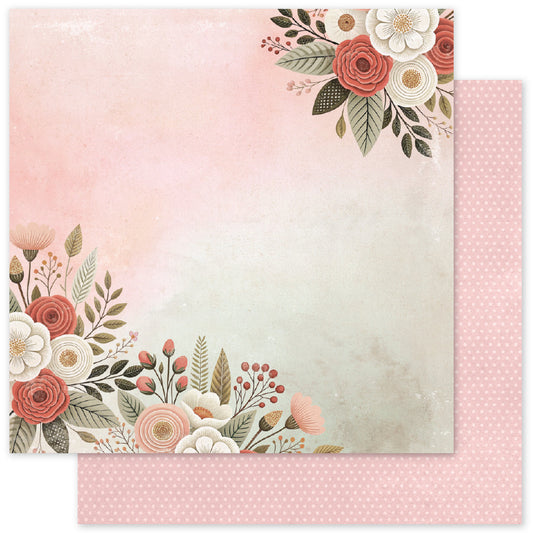 Strawberry Friends Basics B 12 x 12 Paper (12 pc Bulk Pack) 34890