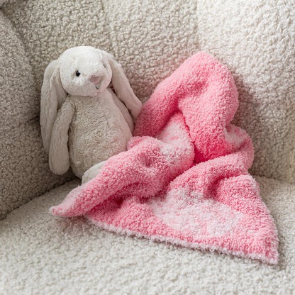 Cotton Candy Strawberry Print Lovey