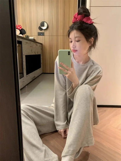Striped Pajamas Homewear For Women