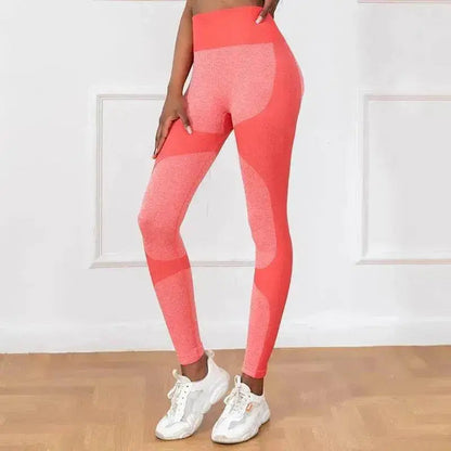 Pantalon de yoga imprimé rayé Taille haute Legging sans couture extensible Remonte-fesses Séchage rapide Course Sport Fitness Pantalon Vêtements pour femmes
