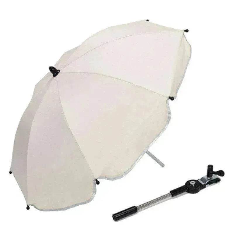 Parapluie de poussette : accessoire réglable à 360°