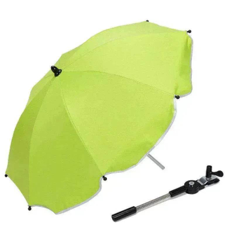 Parapluie de poussette : accessoire réglable à 360°