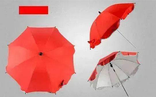 Parapluie de poussette : accessoire réglable à 360°