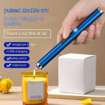 Briquet de cuisine coupe-vent à double sécurité pour gazinière à gaz naturel