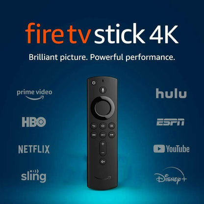 Compatible avec la télécommande vocale Amazon Fire TV Stick 4K