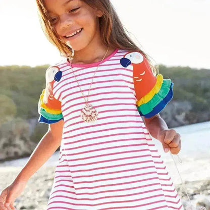 Summer Fashion Personalized Print Girls Dress