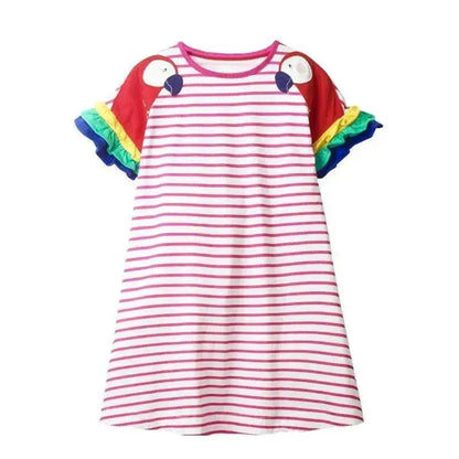 Summer Fashion Personalized Print Girls Dress
