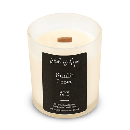 Sunlit Grove Candle | Lemon + Musk