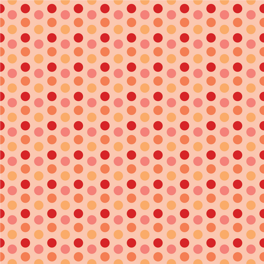Craft HTV Sunset Polka Dots Pattern