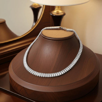 Zirconia Diamonds Tennis Necklace | Elegant Necklace