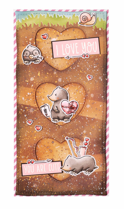 SL Stamp & Cutting Die Lovely Date Sweet Stories 154x223x1mm 70 PC nr.53