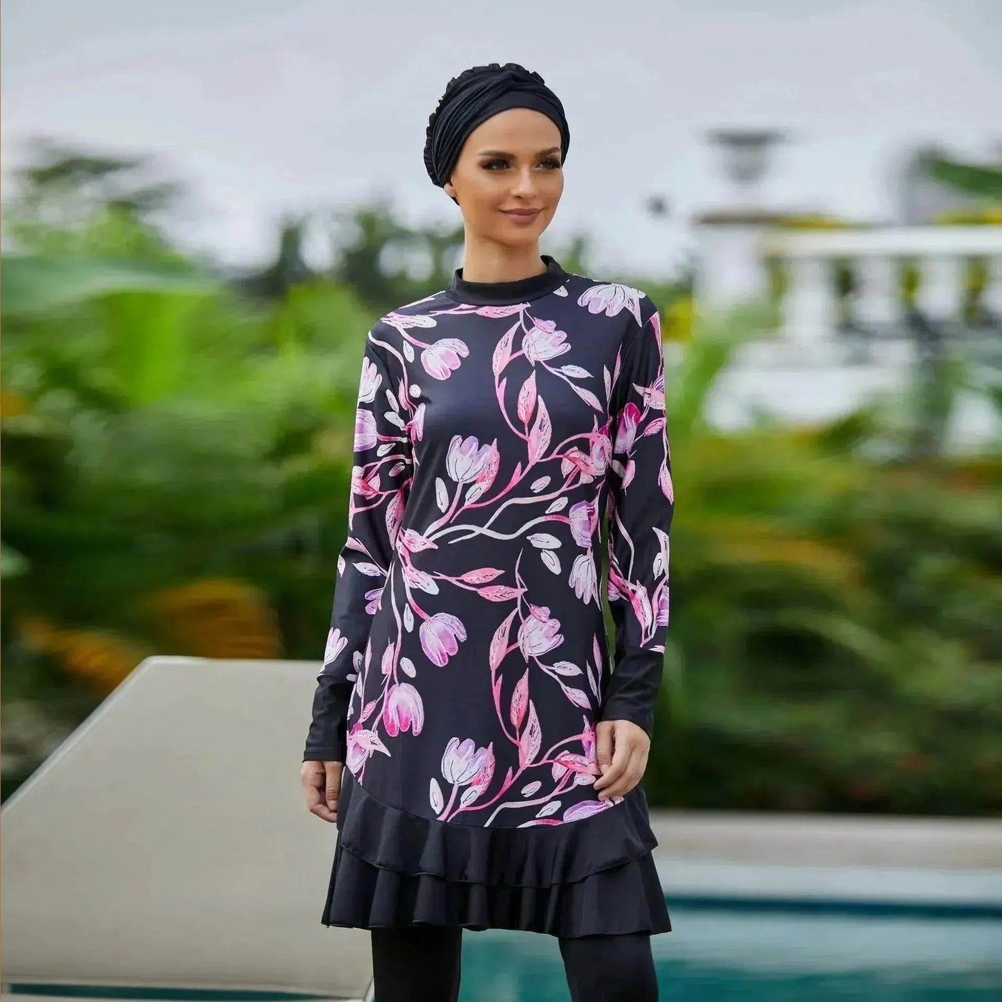 Swimsuit Arab  Burkini Large Size Conservative Female