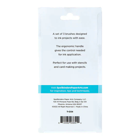 Blending Brushes (3 Pack) from Card Shoppe Collection by Spellbinders