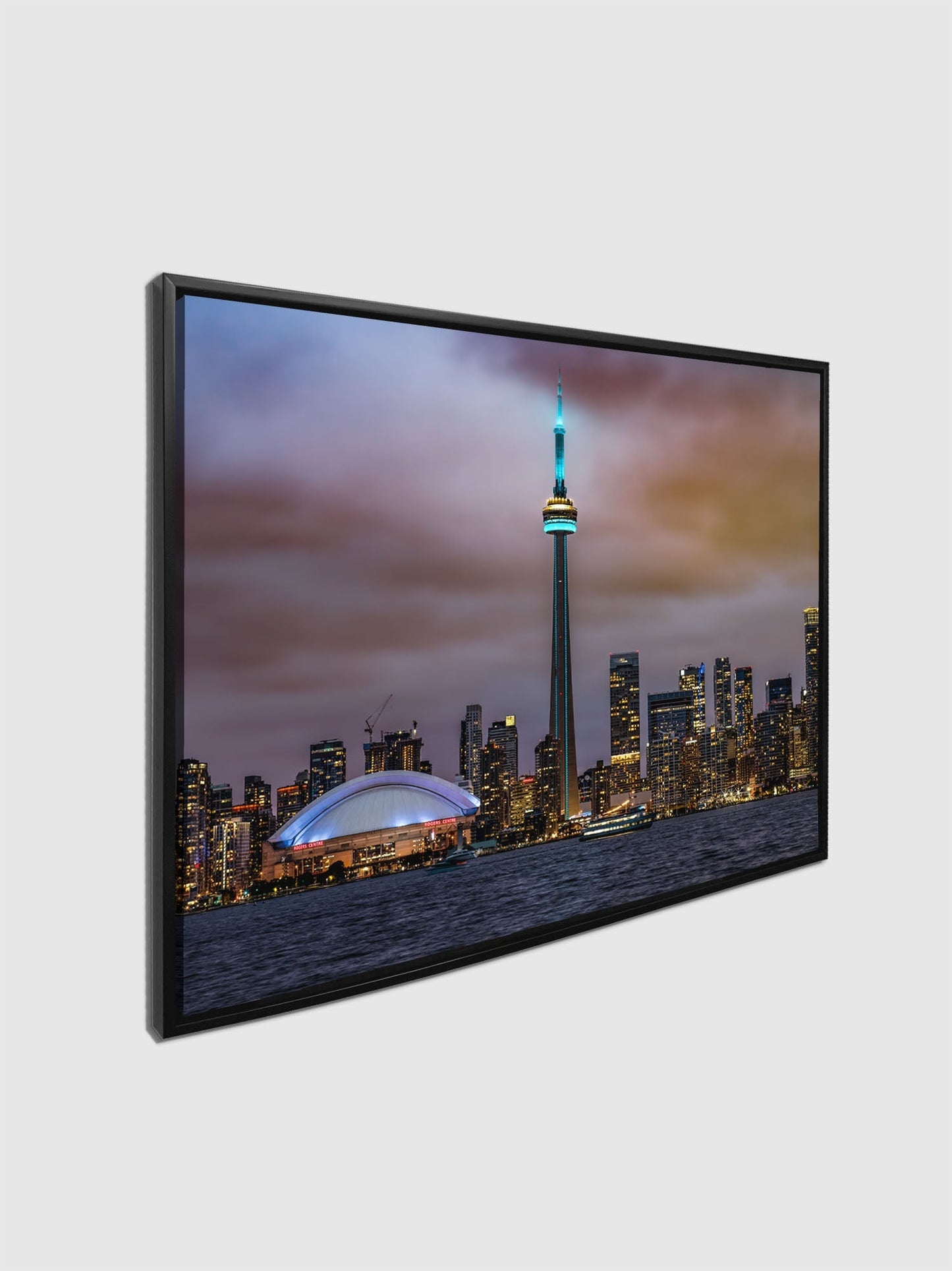 Wall Art The CN Tower, Roger Center and Lake Ontario