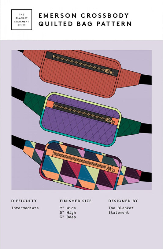 Emerson Crossbody Quilted Bag Pattern