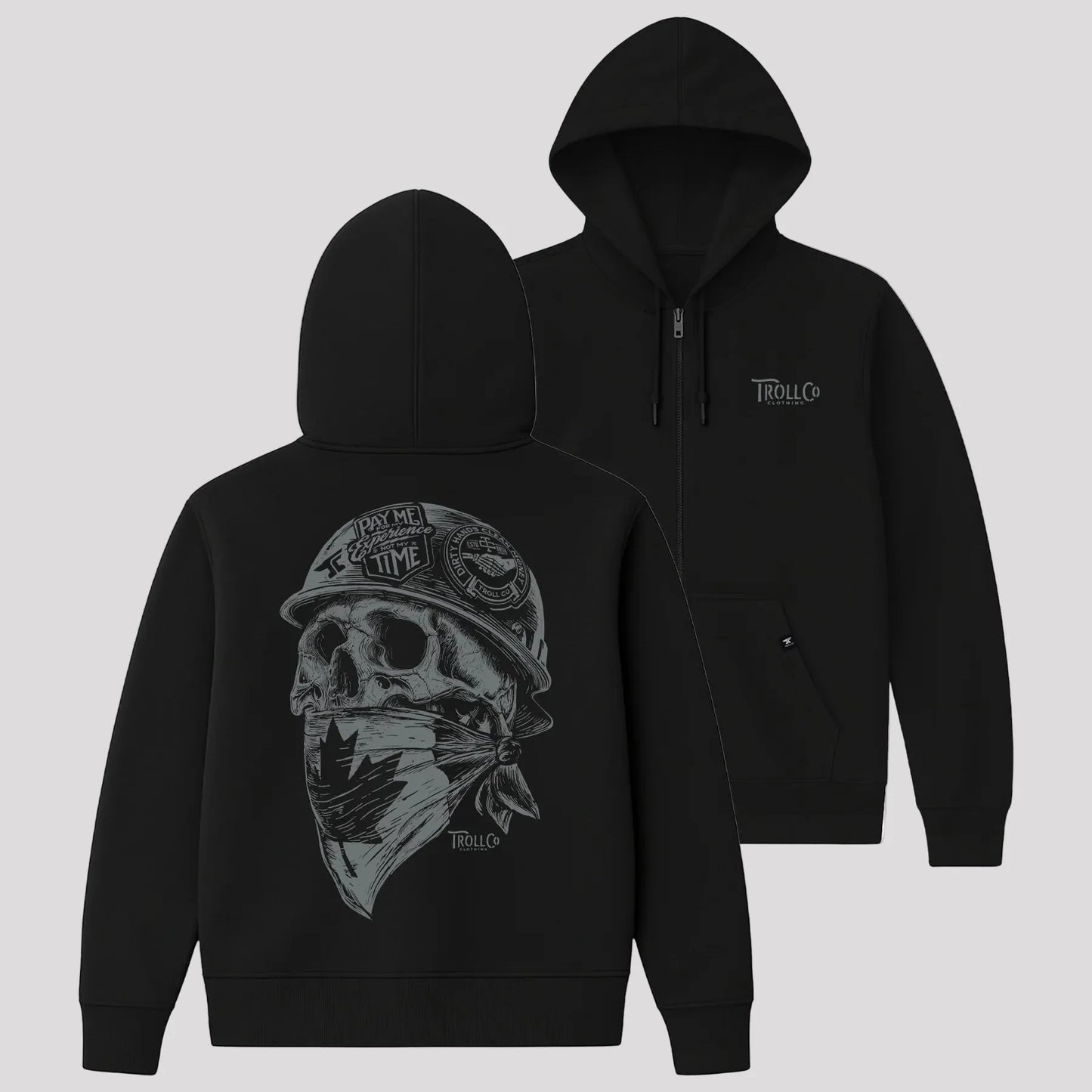 DHCM Men's Headstrong Canada Zip Hoodie | Durable Fleece-Lined Workwear