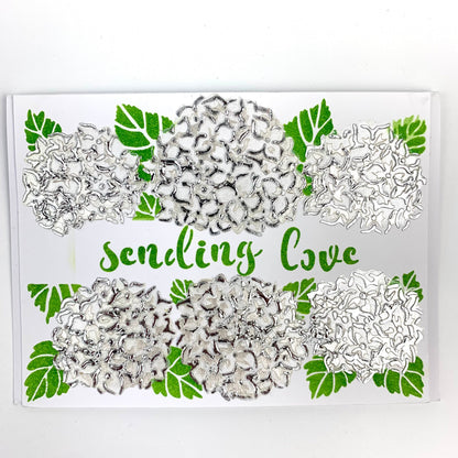The Crafters Workshop Layered Hydrangea Banner