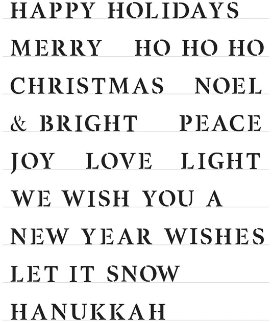 The Crafters Workshop Holiday Good Words