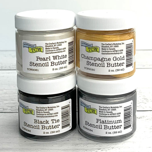The Crafters Workshop (TCW) Stencil Butter 4-pack Celebration