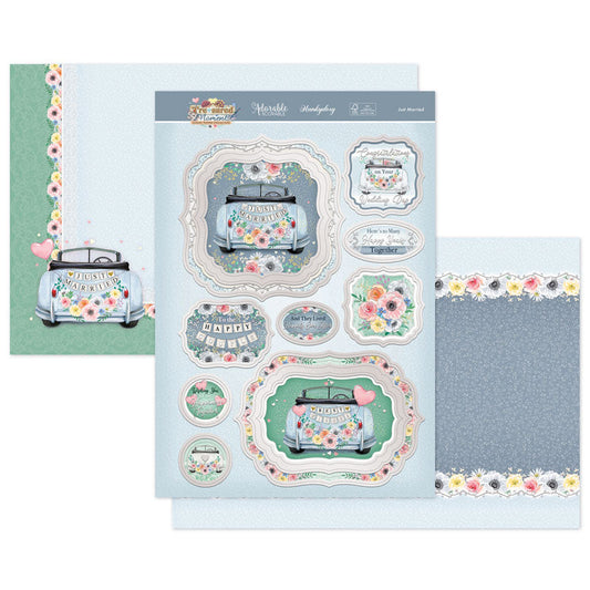 Just Married Luxury Topper Set