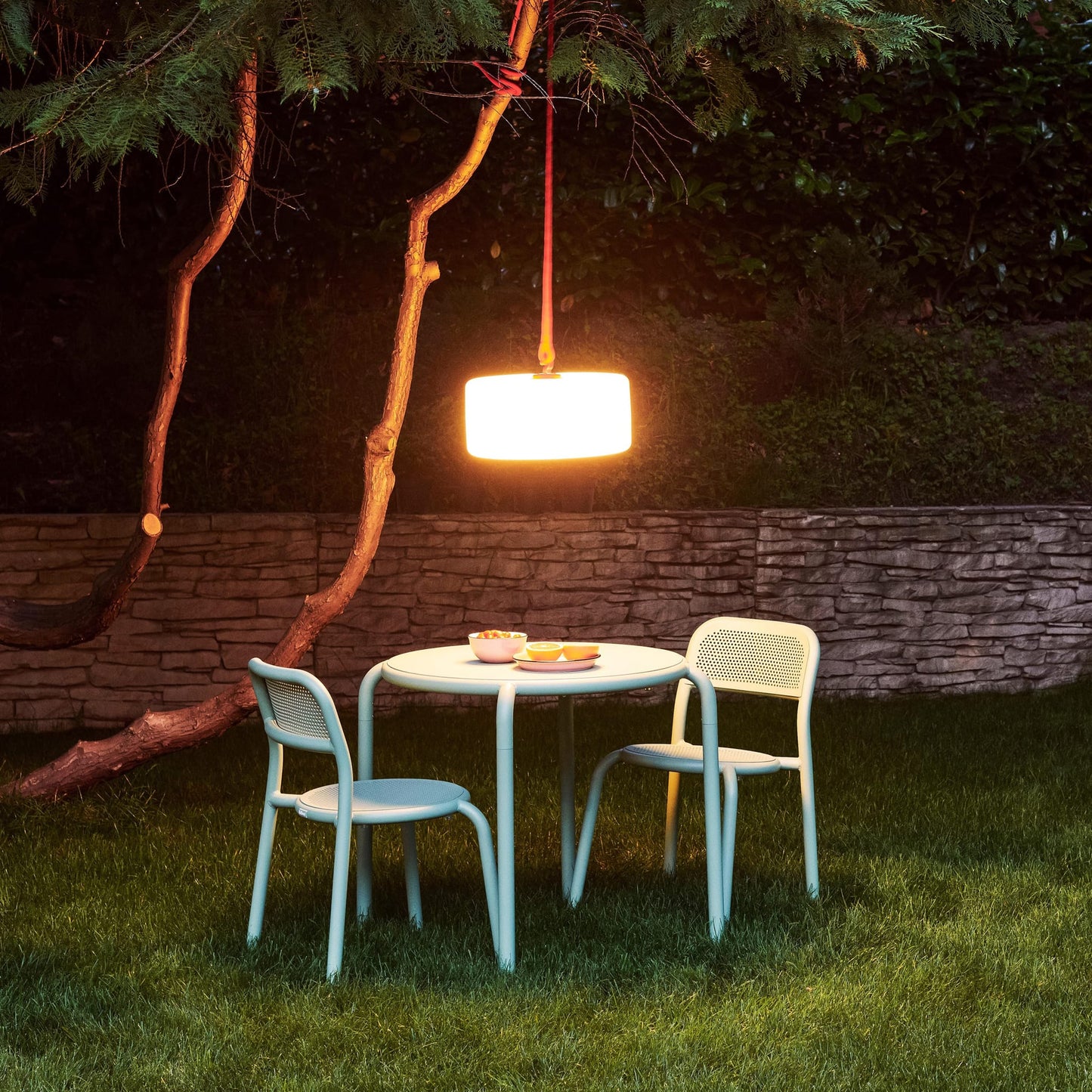 Ensemble bistro Toní<br> 1 Table ronde + 2 Chaises