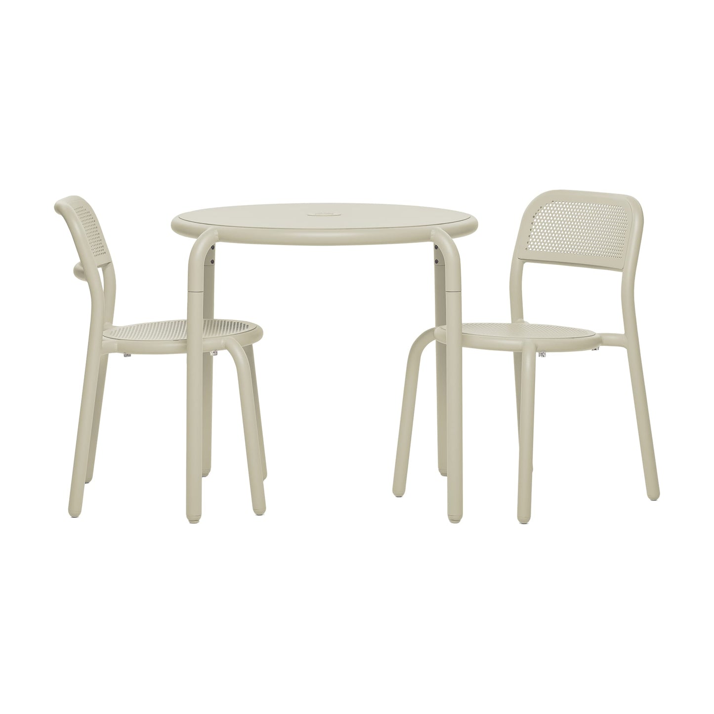Ensemble bistro Toní<br> 1 Table ronde + 2 Chaises