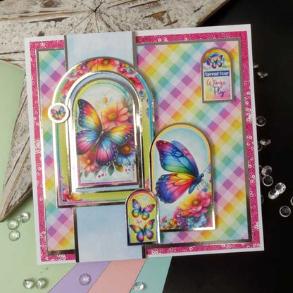 Card Topper Pads - Beautiful Butterflies