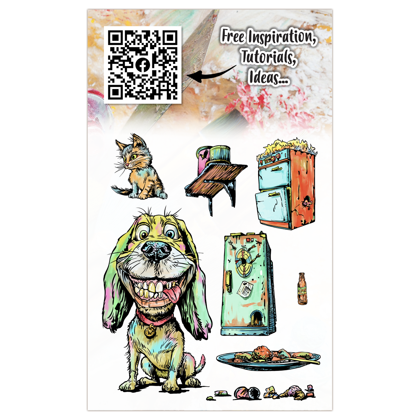 AALL and Create - A6 Stamp Set - The Ruff Life
