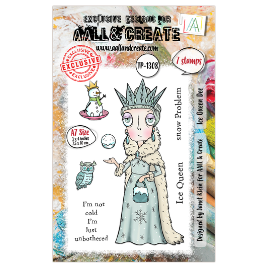 AALL and Create - A7 Stamp Set - Ice Queen Dee