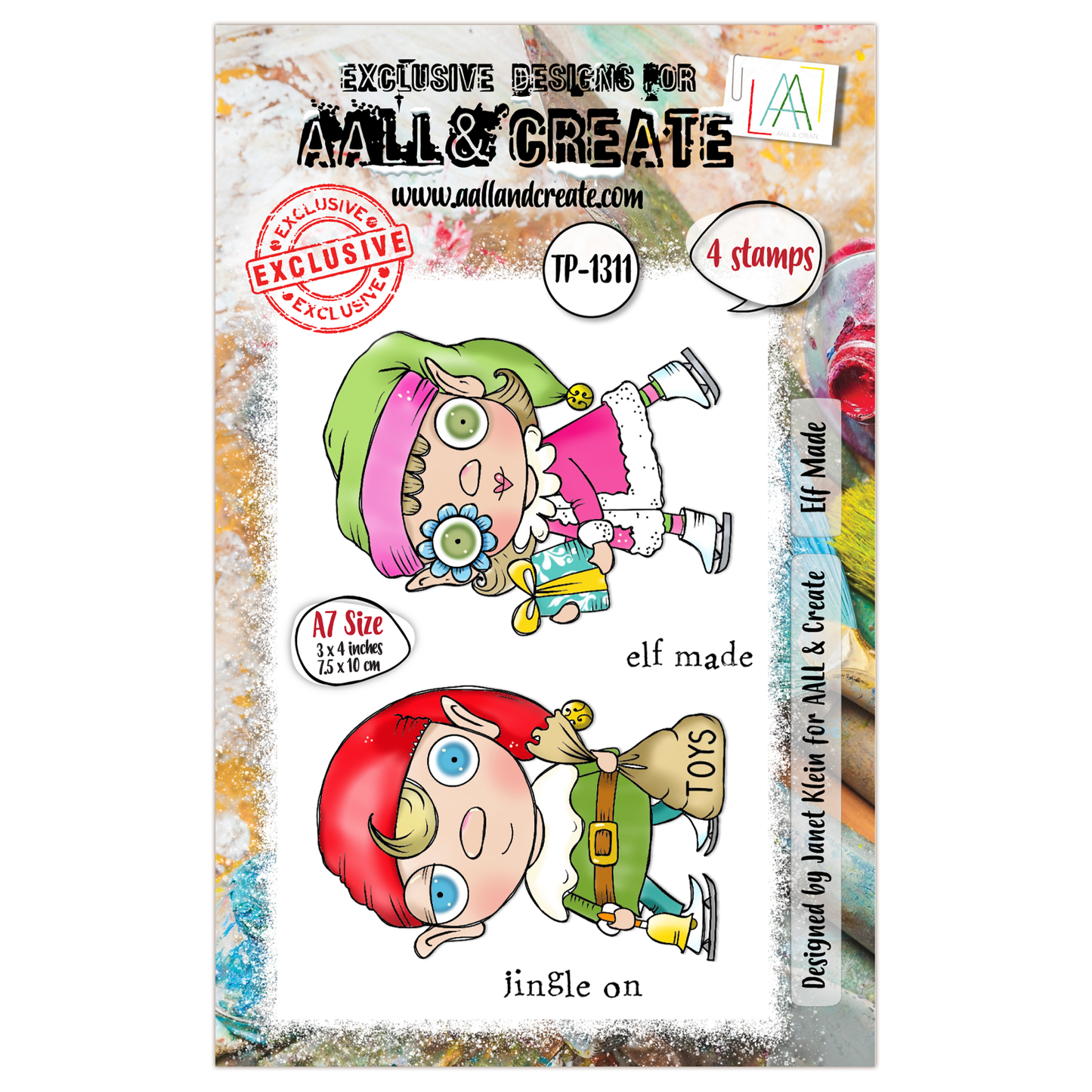 AALL and Create - A7 Stamp Set - Elf Made