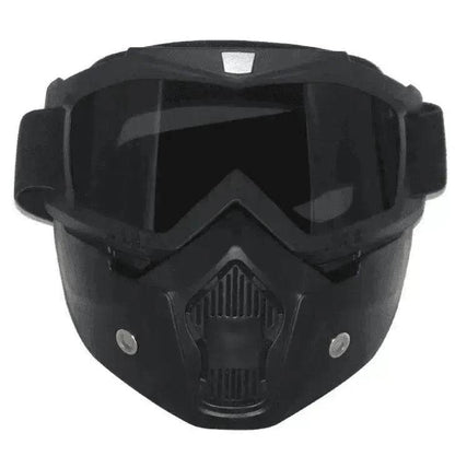 Tactical goggles for motorcycle helmet