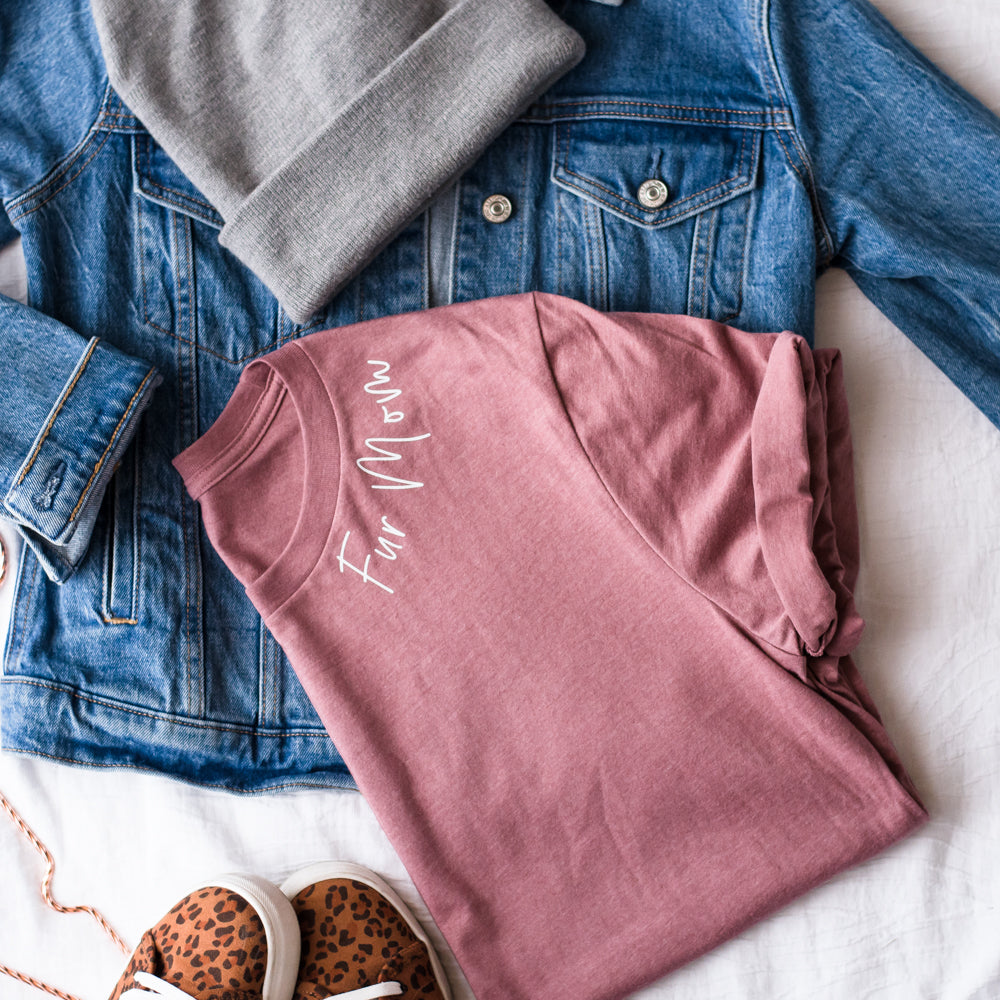T-shirt petit ami maman de chats