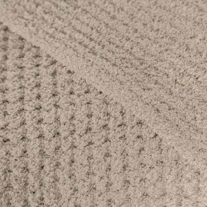 Greige Waffle Extended Throw